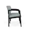 Lesro Lenox Steel 2 Seater with Center Arm, Ash (Blue) Seat, Ash Back, 43.5 W 24.5 L 32 H LS2103 - alternate 3
